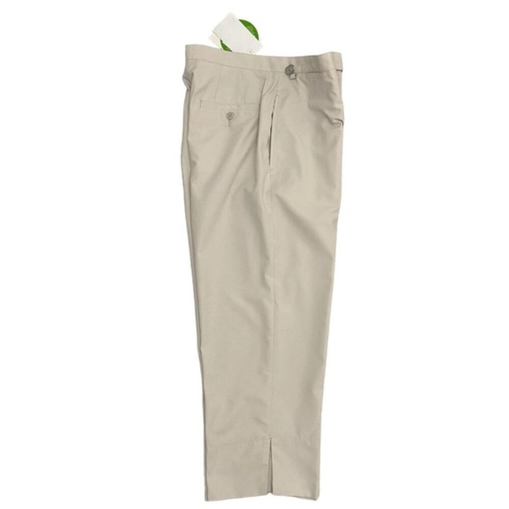 Lizgolf essentials Anissa Liz Claiborn golf crop pants lightweight beige 10